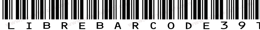 librebarcode39text字体转换