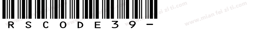 rscode39生成器字体转换