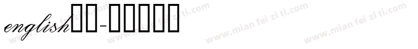 english字体字体转换