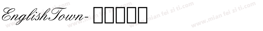 EnglishTown字体转换