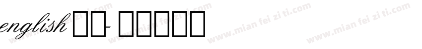english字体字体转换