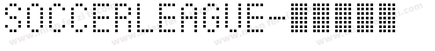 SoccerLeague字体转换