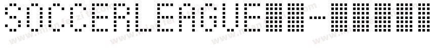 SoccerLeague字体字体转换