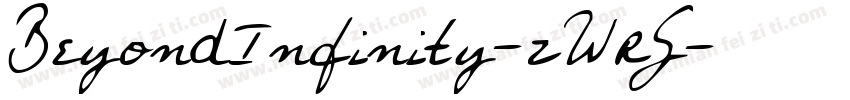 BeyondInfinity-zWrG字体转换