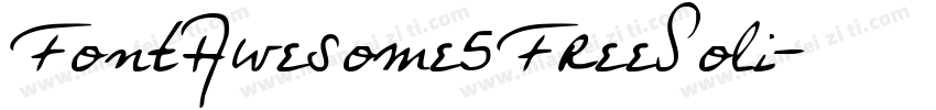 FontAwesome5FreeSoli字体转换
