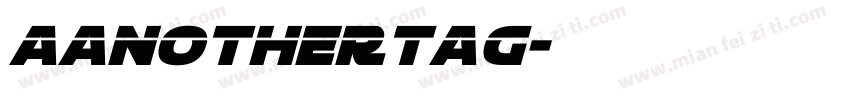 aanothertag字体转换