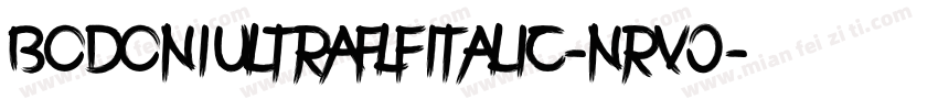 BodoniultraflfItalic-nRv0字体转换