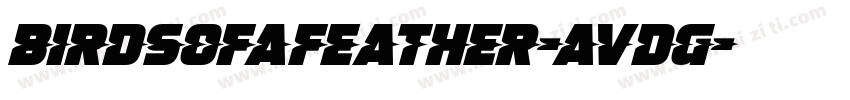 BirdsOfAFeather-avDg字体转换
