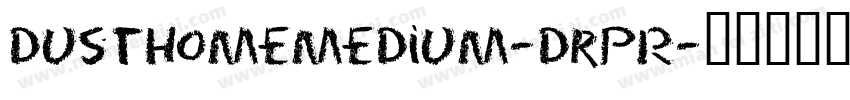 DusthomeMedium-drpR字体转换