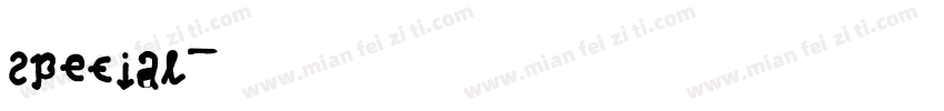 Special字体转换