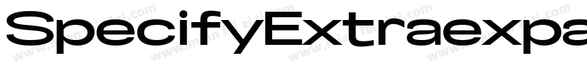 SpecifyExtraexpanded字体转换