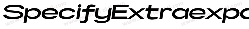 SpecifyExtraexpanded字体转换