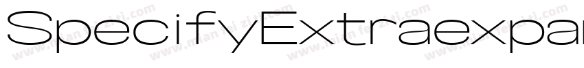 SpecifyExtraexpanded字体转换