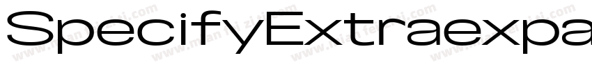 SpecifyExtraexpanded字体转换