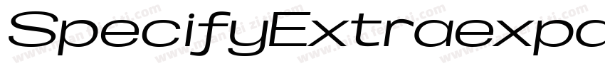 SpecifyExtraexpanded字体转换