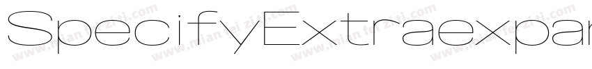SpecifyExtraexpanded字体转换
