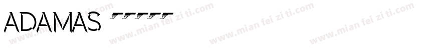 Adamas字体转换