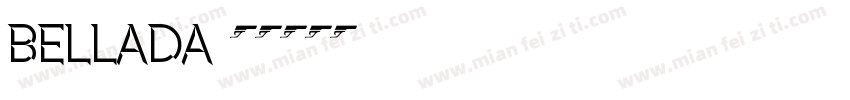 Bellada字体转换