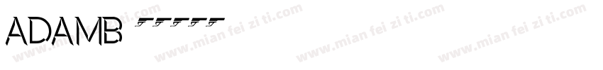 adamb字体转换