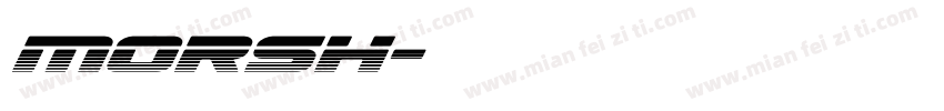 morsh字体转换