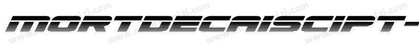 mortdecaiscipt字体转换