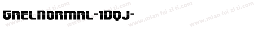 GaelNormal-1Dqj字体转换