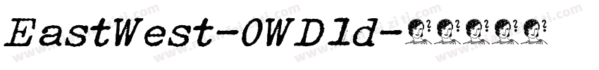 EastWest-0WDld字体转换