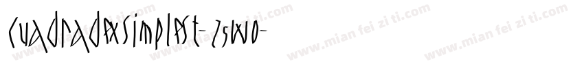 CuadradexSimpleSt-z5w0字体转换