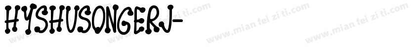 HYShuSongErJ字体转换