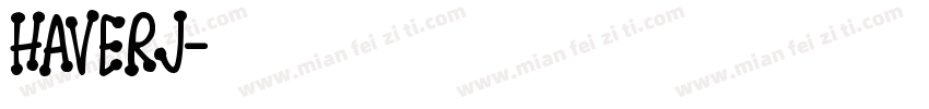 Haverj字体转换