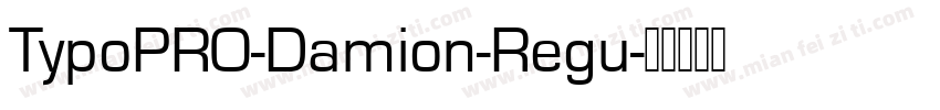 TypoPRO-Damion-Regu字体转换