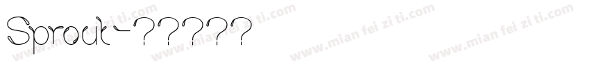 Sprout字体转换