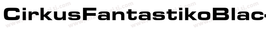CirkusFantastikoBlac字体转换