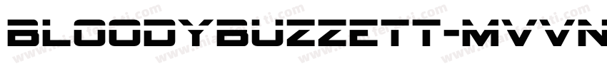 BloodyBuzzett-MVVnr字体转换
