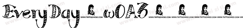 EveryDay-wOA3字体转换