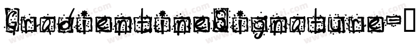 GradientineSignature字体转换