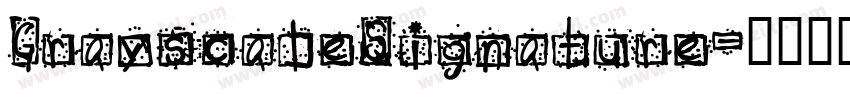GrayscaleSignature字体转换