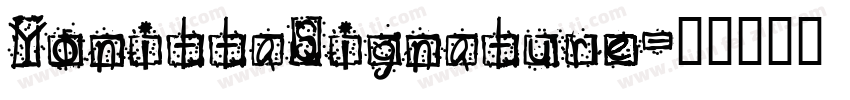 YonittaSignature字体转换