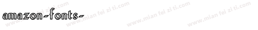 amazon-fonts字体转换