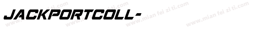 JACKPORTCOLL字体转换