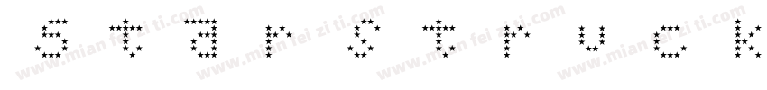 Starstruck字体转换