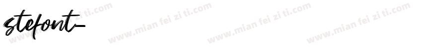 stefont字体转换