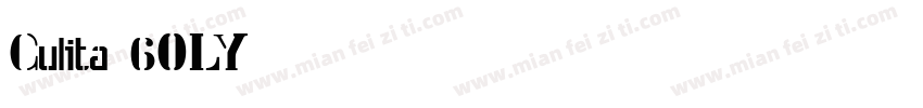 Culita-6OLY字体转换