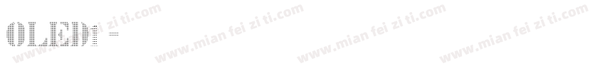 OLED1字体转换