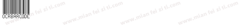 ocrBarcode字体转换