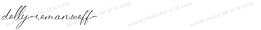 dolly-roman.woff字体转换