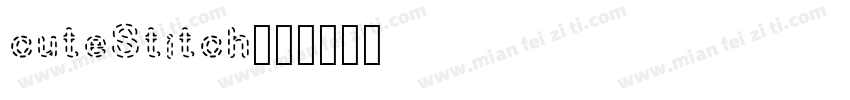cuteStitch字体转换