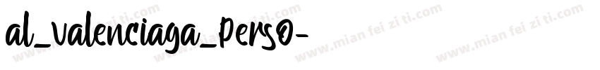 al_valenciaga_Perso字体转换