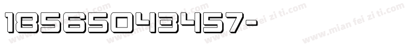 18565043457字体转换