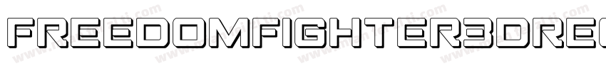 FreedomFighter3DRegular-5ML8字体转换